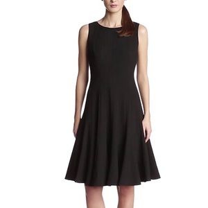 Calvin Klein fit and flare black dress
